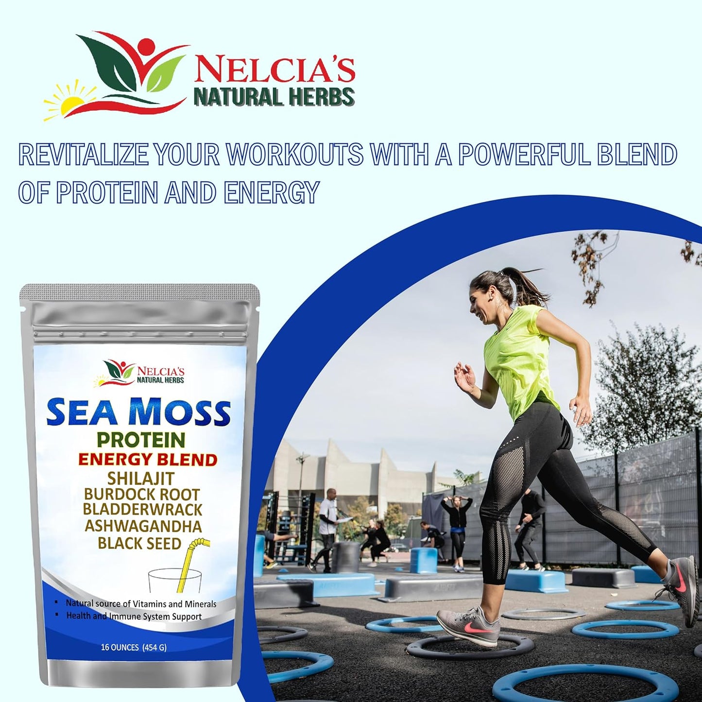 Natural Irish Sea Moss Protein Powder