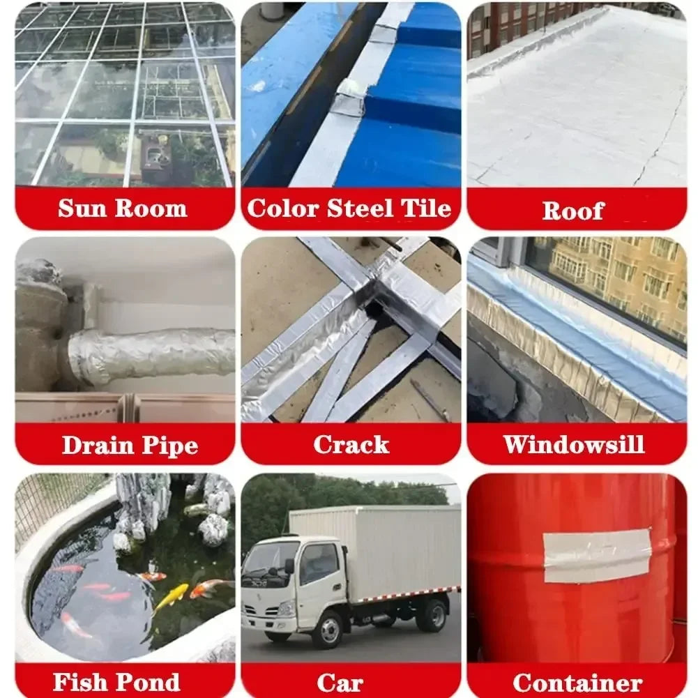 Self-adhesive Butyl Tape Fireproof Waterproof Leak-proofing Tape