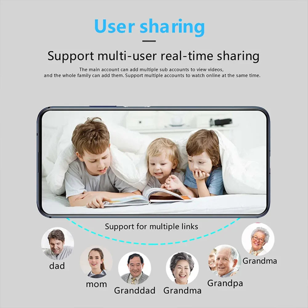 Audio Video Wireless Security Surveillance Camera 1080P HD Mini Camera Wifi IP Smart Home Indoor Night Vision AI Human Camcorder