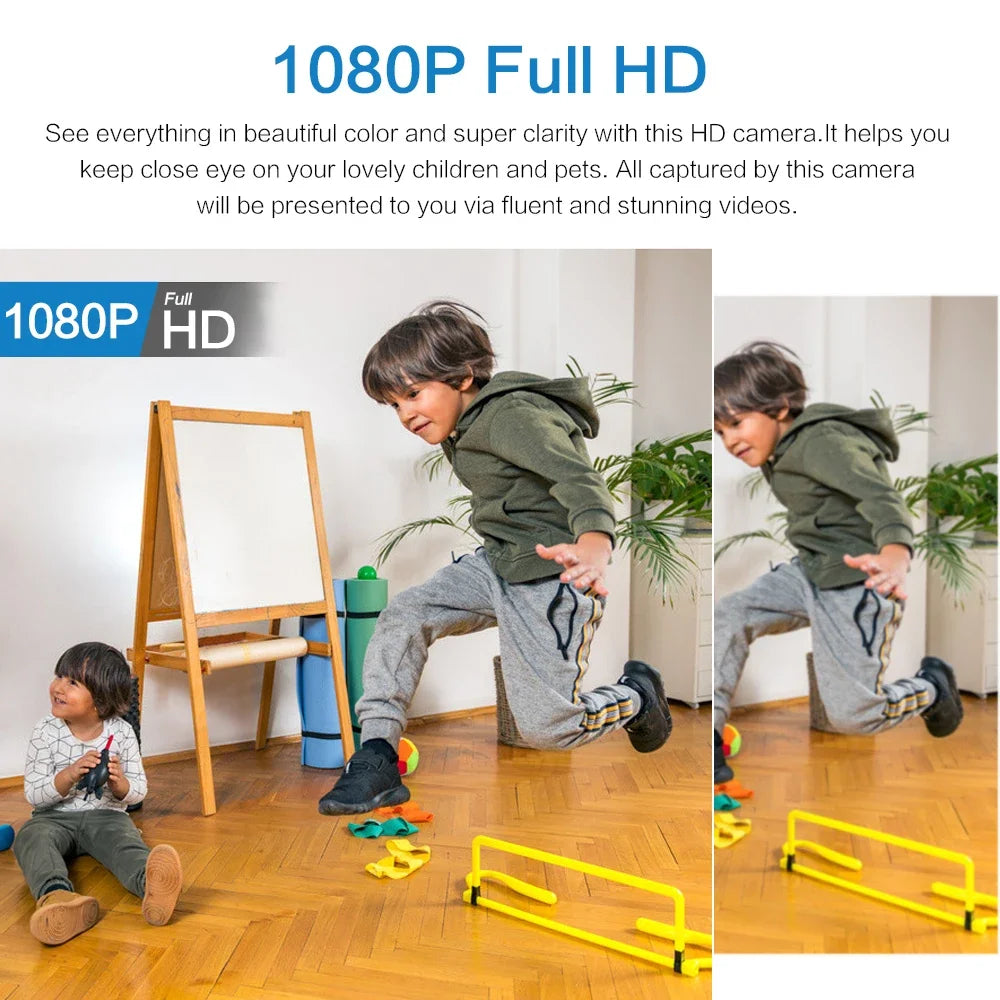 Audio Video Wireless Security Surveillance Camera 1080P HD Mini Camera Wifi IP Smart Home Indoor Night Vision AI Human Camcorder