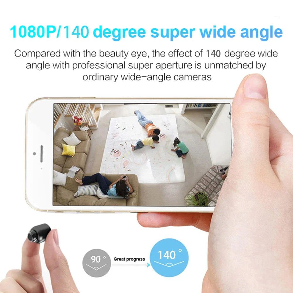 Audio Video Wireless Security Surveillance Camera 1080P HD Mini Camera Wifi IP Smart Home Indoor Night Vision AI Human Camcorder