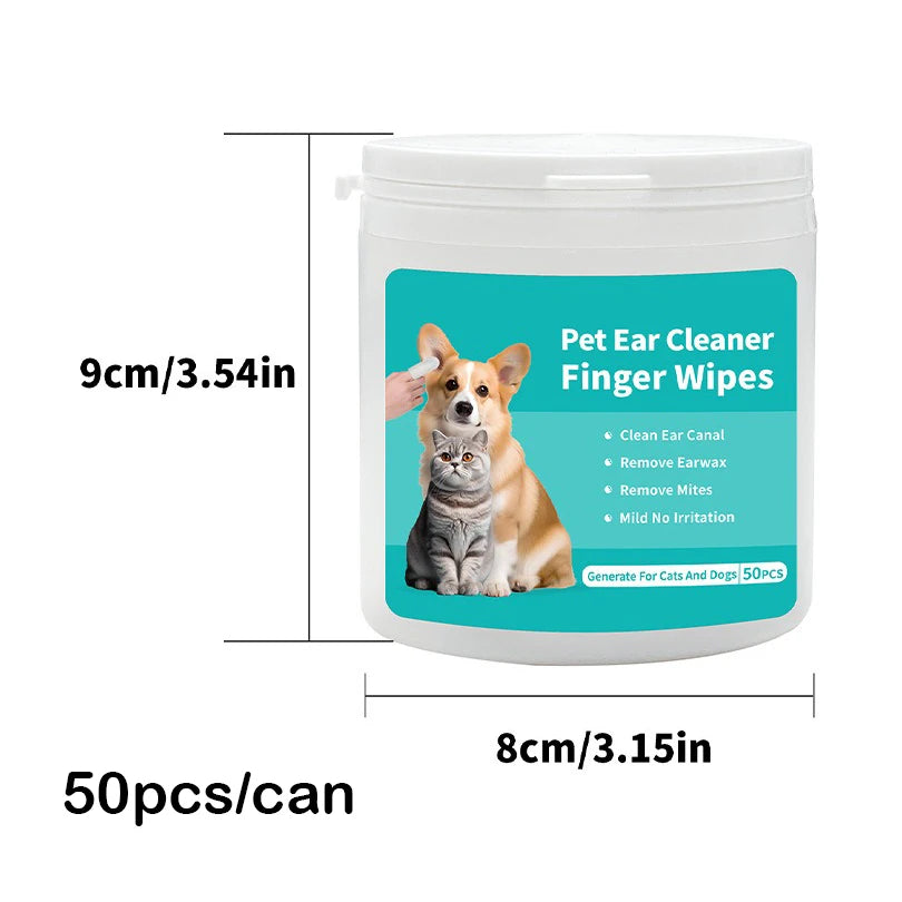Pet cleaning products Ear cleaning wipes