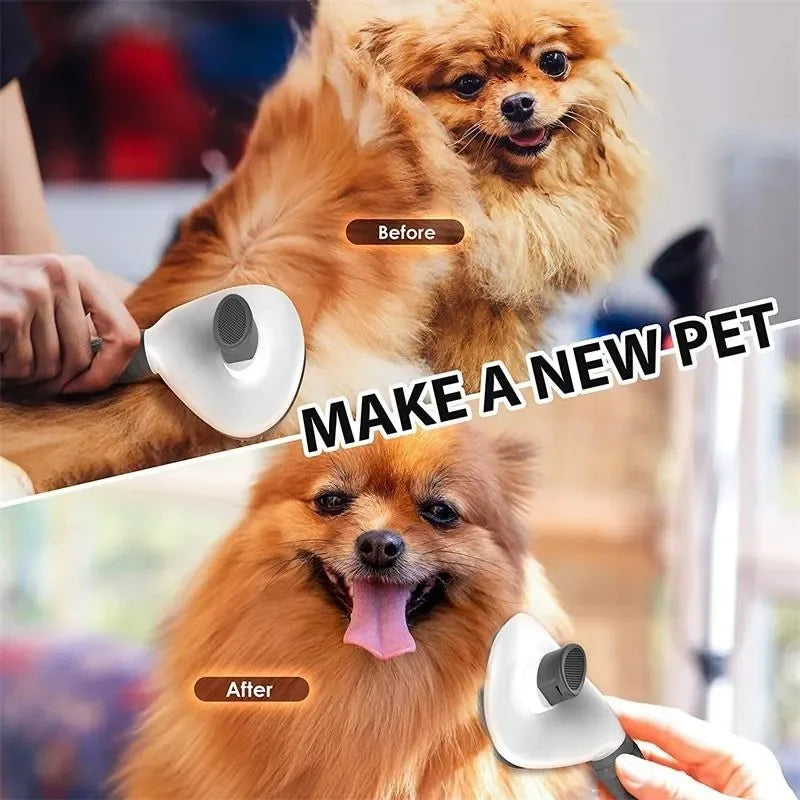 Pet Dog Brush Cat Comb Self Cleaning Pet