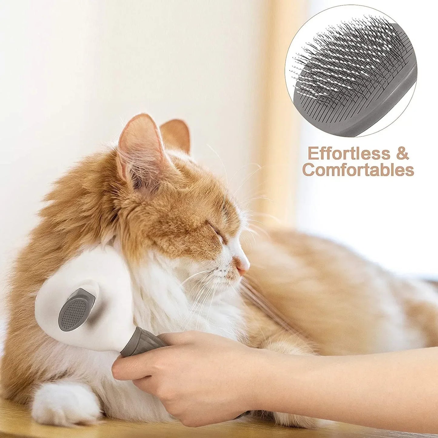Pet Dog Brush Cat Comb Self Cleaning Pet
