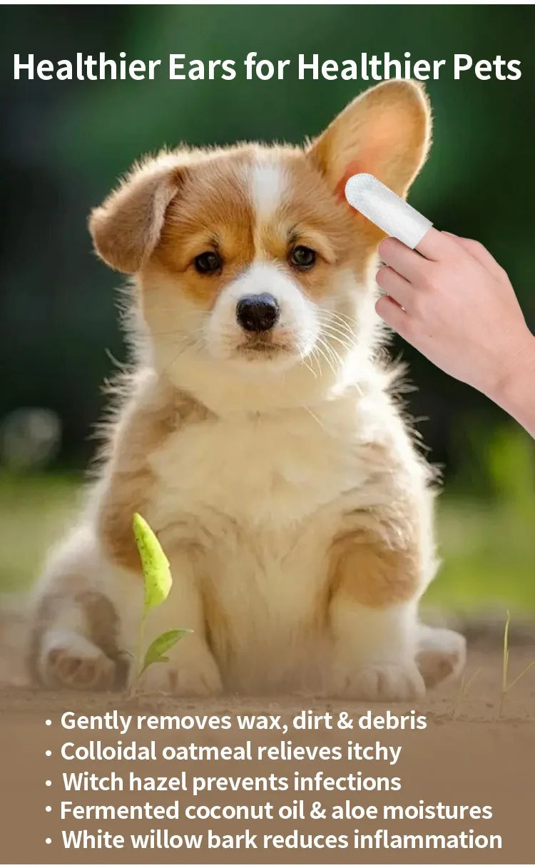 Pet cleaning products Ear cleaning wipes