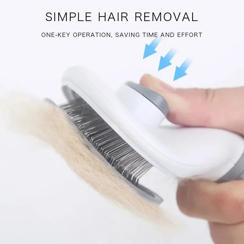 Pet Dog Brush Cat Comb Self Cleaning Pet