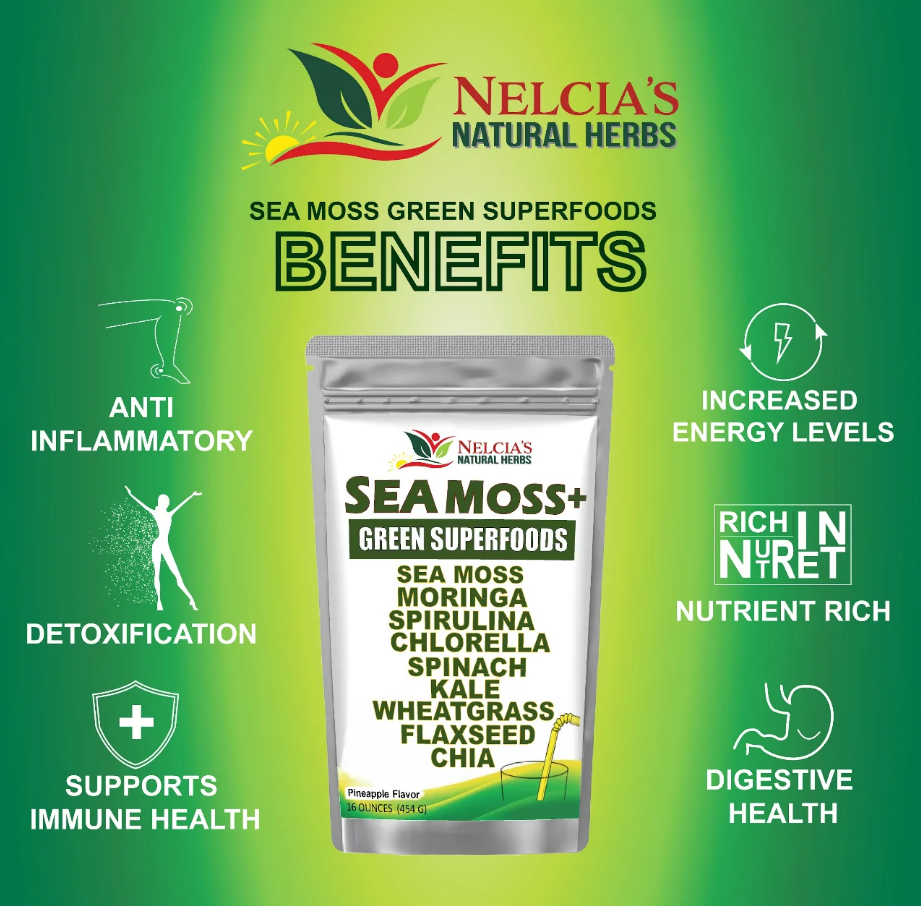 Sea Moss Green SuperFood supplement