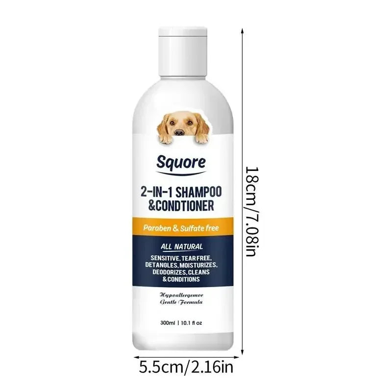 Puppy Shampoo And Conditioner 2 In 1 Natural Moisturizing Shampoo