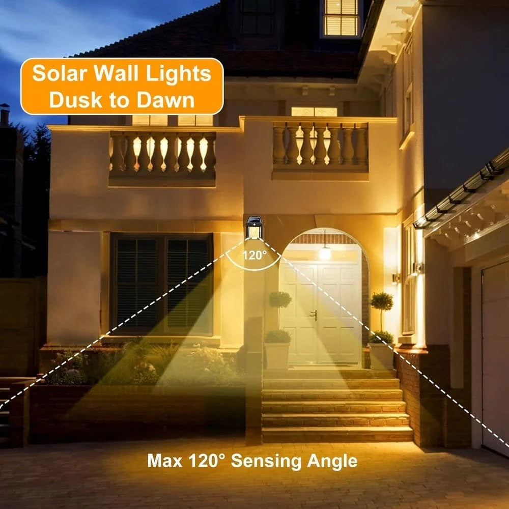 LED Solar Wall Light Outdoor