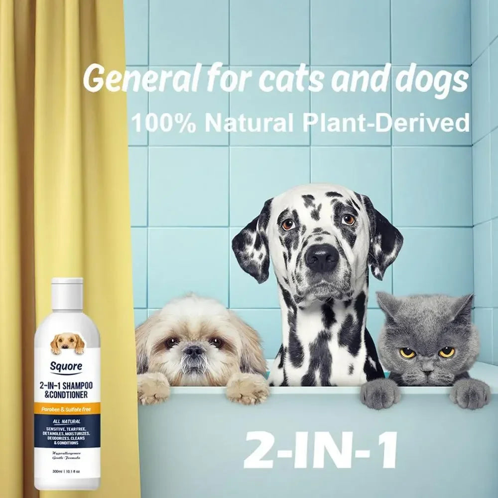 Puppy Shampoo And Conditioner 2 In 1 Natural Moisturizing Shampoo