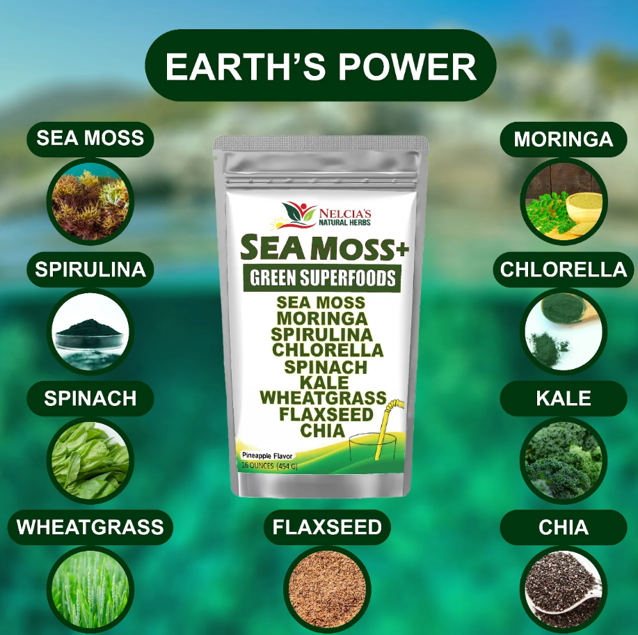 Sea Moss Green SuperFood supplement